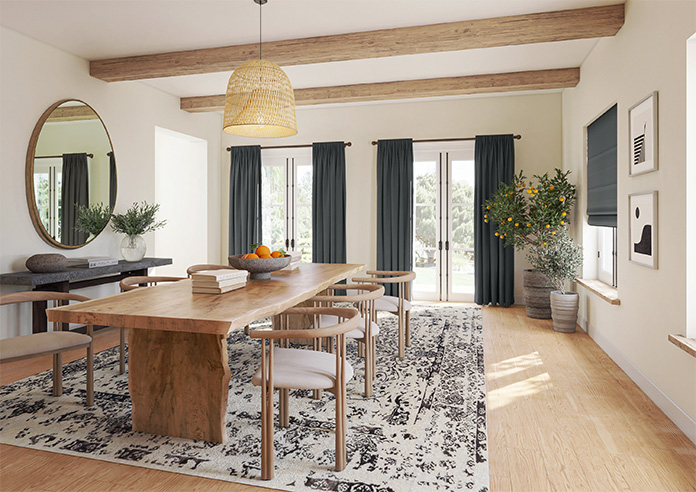 Melrose (Blackout), Lead Grey - Made to Measure Curtains - Image 8